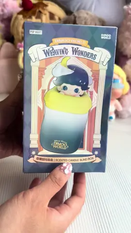 I love a functional blind box - Dimoo weaving wonders scented candle #dimoo #candles #popmart @POP MART US @POP MART @POP MART VN #unboxing #blindbox  #homedecor #fyp #cute