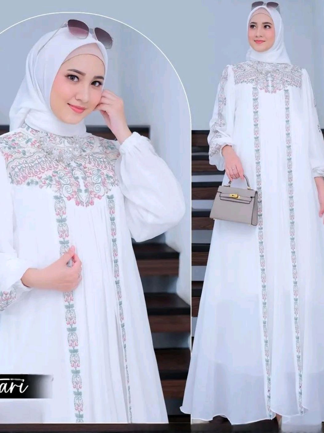 Batari Dress Gamis Ceruty Babydoll Aplikasi Bordir Cantik#dress #gamisviral #gamiscantik #gamislebaran #dresskondangan #dressmurah murah 