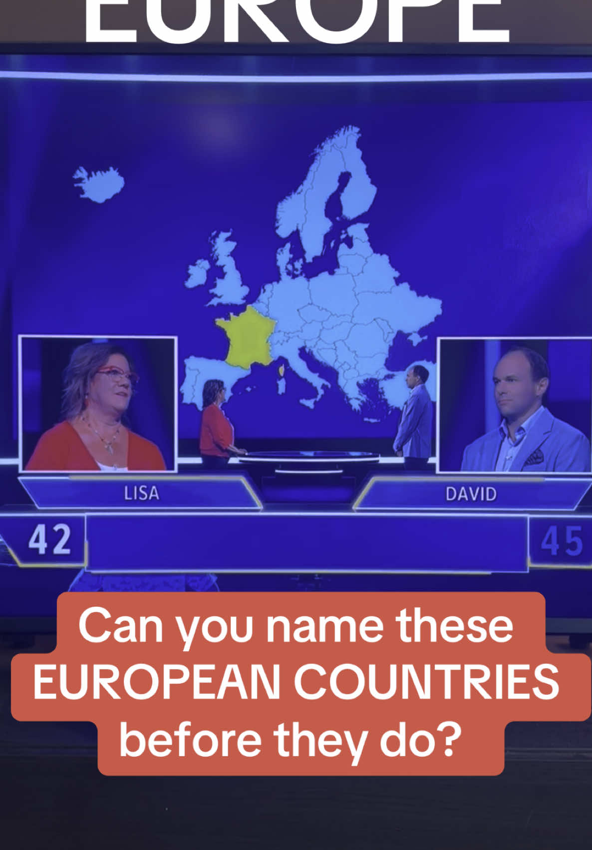 Can you name these EUROPEAN COUNTRIES  before they do? #europe #trivia #thefloor #roblowe #gameshow #floor 