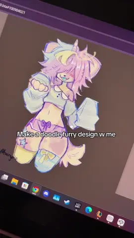 Hi :3 #art #doodle #sketch #csp #furry #furrart #toyhouse #fursona 