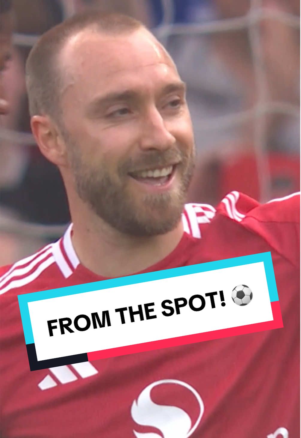 Christian Eriksen’s final United goal 🤩 #MUFC #ManUtd #Eriksen #OldTrafford #PremierLeague 