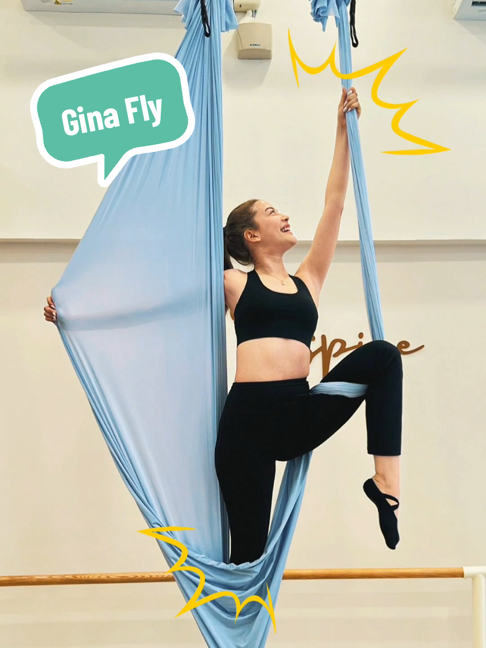 #tiktokviral #unstoppable 💚 Gina in #yogafly class 👍 Gina showed nice posture that looked like she can fly. 🤍 Gina spreads her happiness to all with lovely smile. 🥰 #prettygirls #จีน่าญีนา #จีน่าซาลาส #yeenasalas #healthy #smile @Ginasalas @kkiertiburanakul แฟนคลับ @kkiertiburanakul แฟนคลับ @kkiertiburanakul แฟนคลับ 