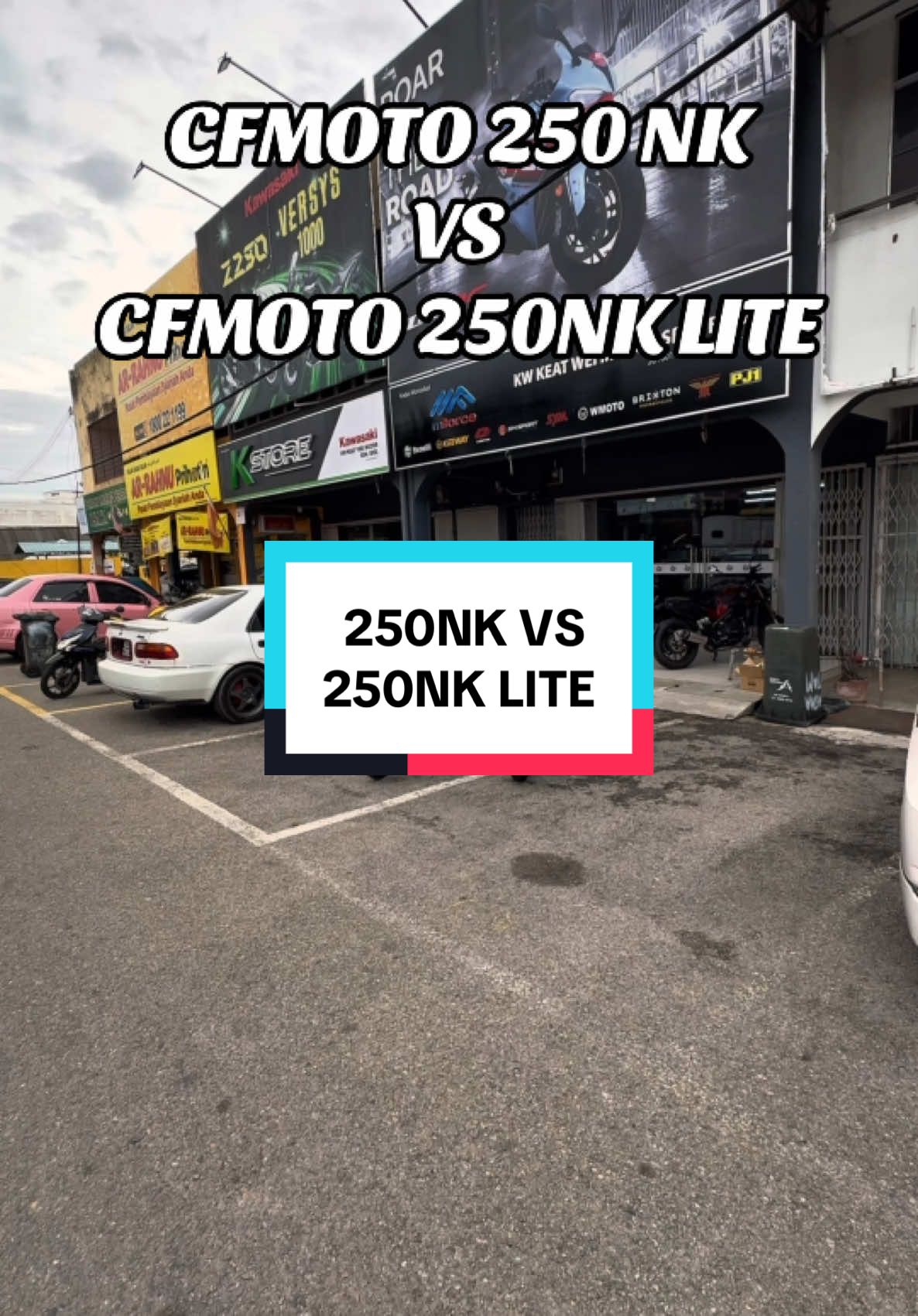 PERBEZAAN CFMOTO 250NK LITE BARU VS 250NK YANG LAMA  #fyp #kwkeatweimotor #semogadipermudahkansegalaurusan ##lawak #mforce #cfmoto #250nk #cfmoto250nk #cfmoto250lite #bangkerul 