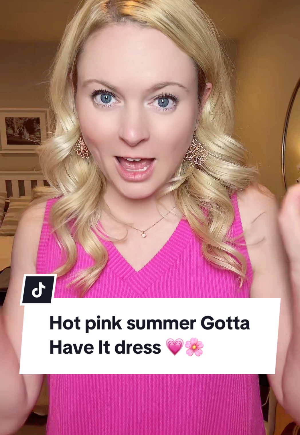 Grab this adorable dress for work or play - comes in so many beautiful colors!! 🥰🥰 @Kaliroseboutique #summerdress #barbiepink #dresses #springdress #dressforwork #womensupportingwomen #casualoutfits 