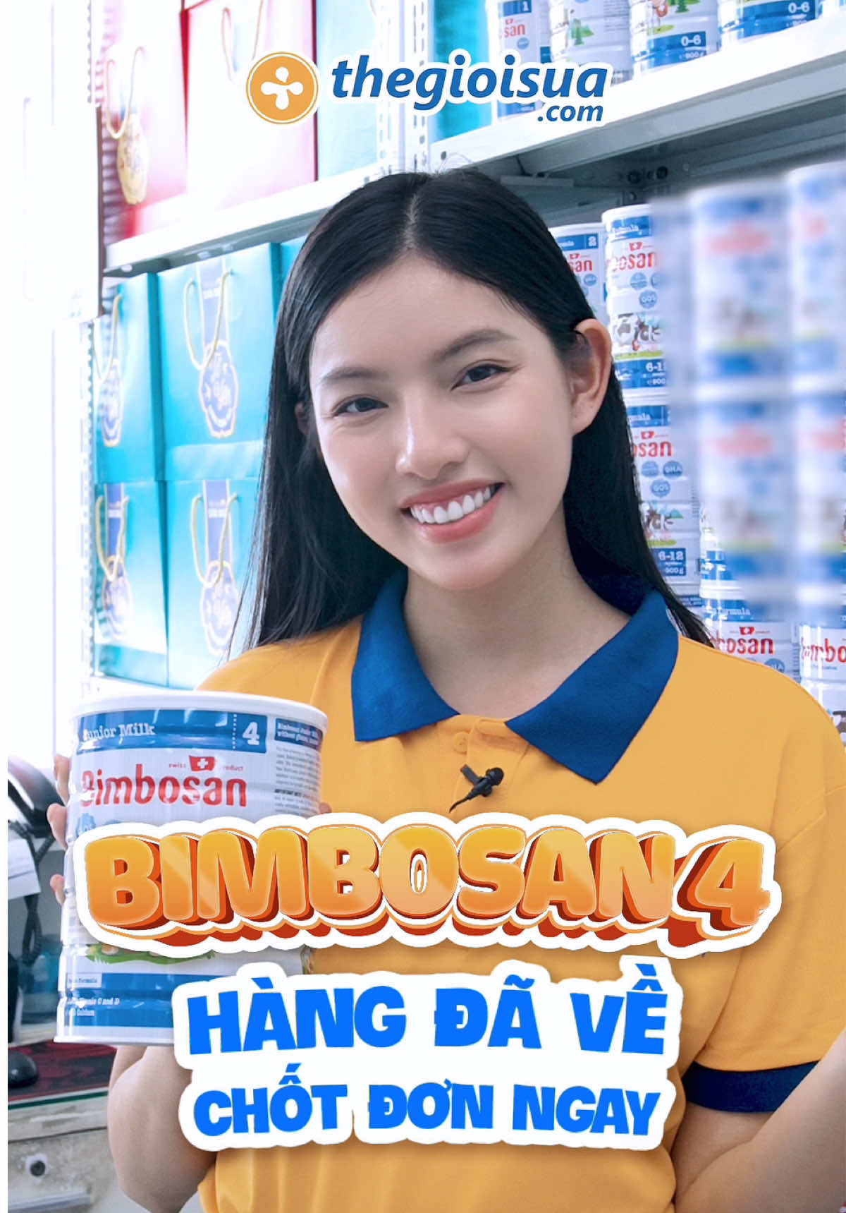 ❗️Sau bao ngày cháy hàng... Bimbosan 4 đã lấp đầy các kệ hàng của thegioisua_con. Sức nóng của em sữa Thuỵ Sĩ này chưa bao giờ hạ nhiệt. Nhanh tay chốt đơn ba mẹ ơi!!!  #thegioisua #suabotsinhhoc #suanhapkhau #suachauau #nhapkhauthuysi