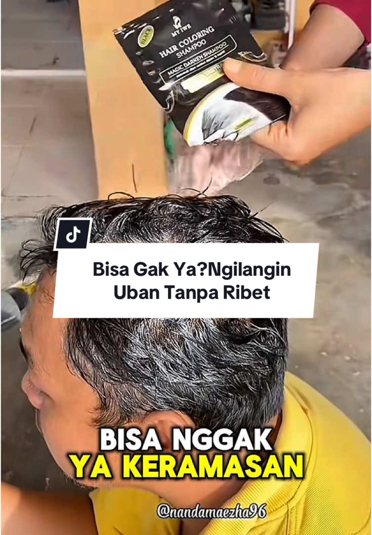 ✨SHAMPOO UBAN VIRAL SACHET✨ Shampoo uban ampuh banget, sekali keramas uban terhempas Ada 4 pilihan warna Hitam, Coklat, Coklat Tua & Biru Tua dan hadir dengan 3 kemasan (Botol, Sisir & Sachet) Langsung aja klik keranjang kuning atau join live sekarang😍 ✨ #PromoGuncang66 #shampooubanviral #shampoouban #myiwe #haircoloring #myiwe #myiwehaircoloringshampo #penghitamuban #penghilanguban #shampooubancoklat #gajiansale #gajian #racuntiktok #belilokal #belilokaltiktok #fyp #fypage