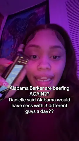 Alabama barker and Danielle Beefing again?? #foryoupage #alabamabarker #bhadbhabie 