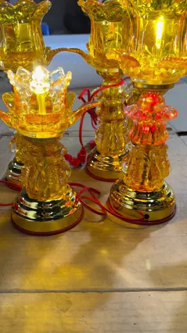 Cặp đèn cao 30cm thân sáng đèn@Cặp 20cm thân không sáng