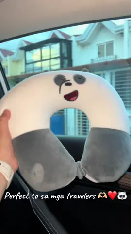 Miniso  we bare bears U pillow. Perfect sa mga travelers 🚗🛫 check out na!! 🫶🏻