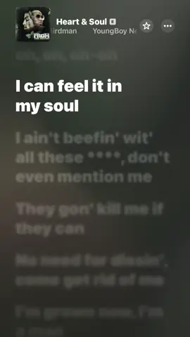 song: heart & soul by yb🖤  #lyrics #fyp #relatable #nbayoungboy #youngboyneverbrokeagain #youngboy #applemusic 