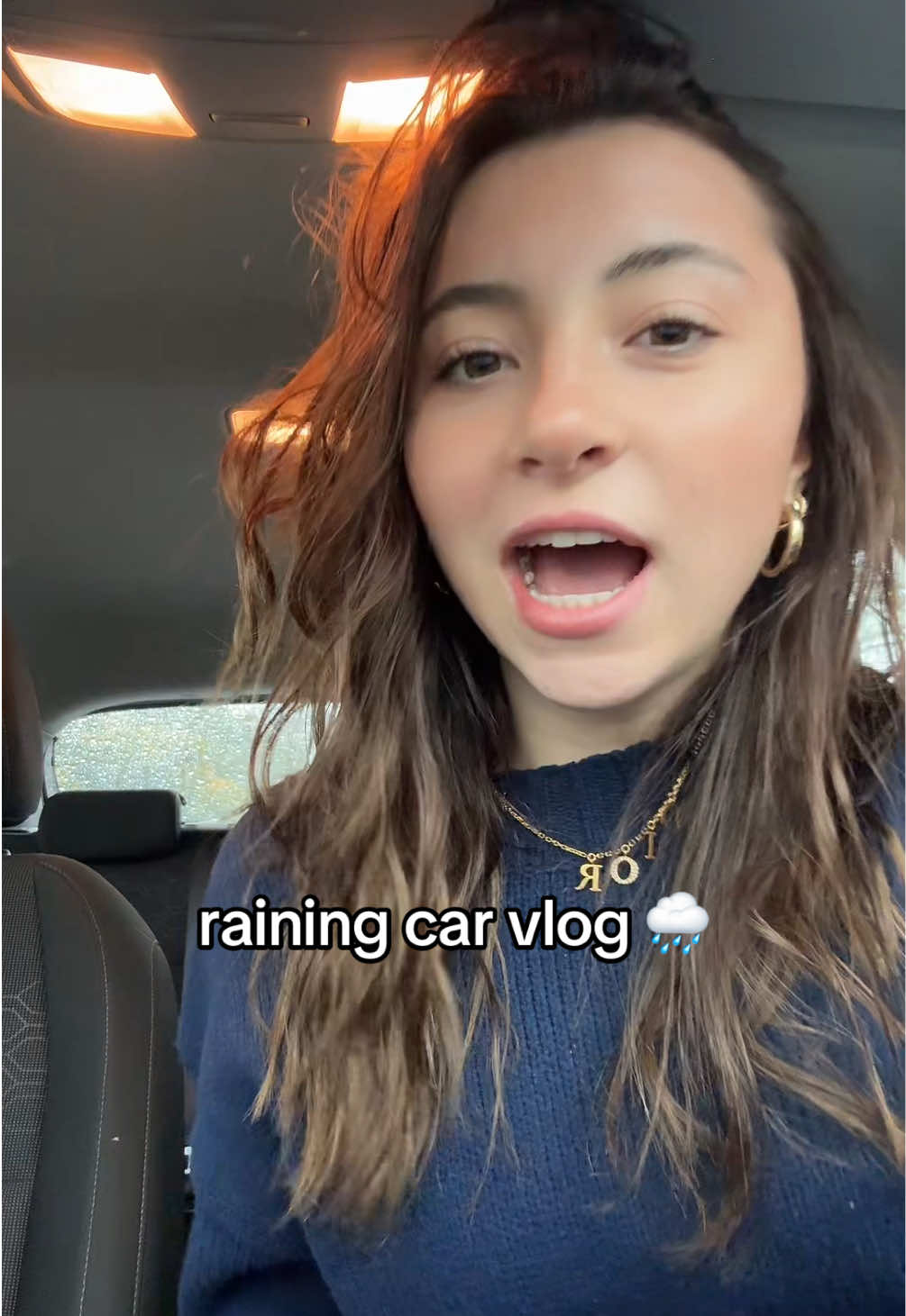 CAR VLOG rain edition 🤗 my ego rn >>> #Vlog #carvlog 