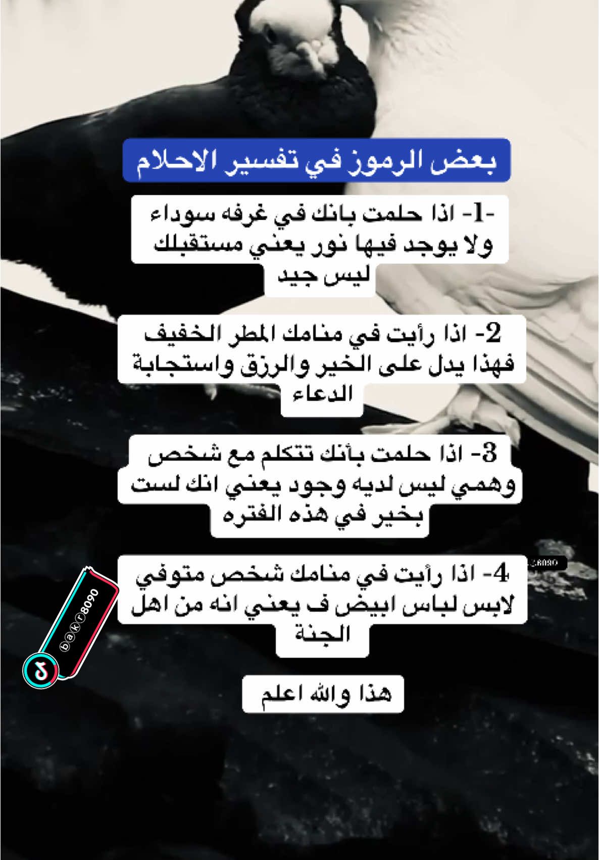 #بعض_الرموز_في_المنام_مع_بعض_المعاني_والله_اعلم #تفسير_بعض_الاحلام_والله_اعلم #لا_اله_الا_انت_سبحانك_اني_من_الظالمين #يسعد_صباحكم_بكل_خير_يااحلا_متابعي #اكسبلورر__متابعه___لايك___كومنت___فولو #اكسبلورررررررررررررررررررر♡♡ 