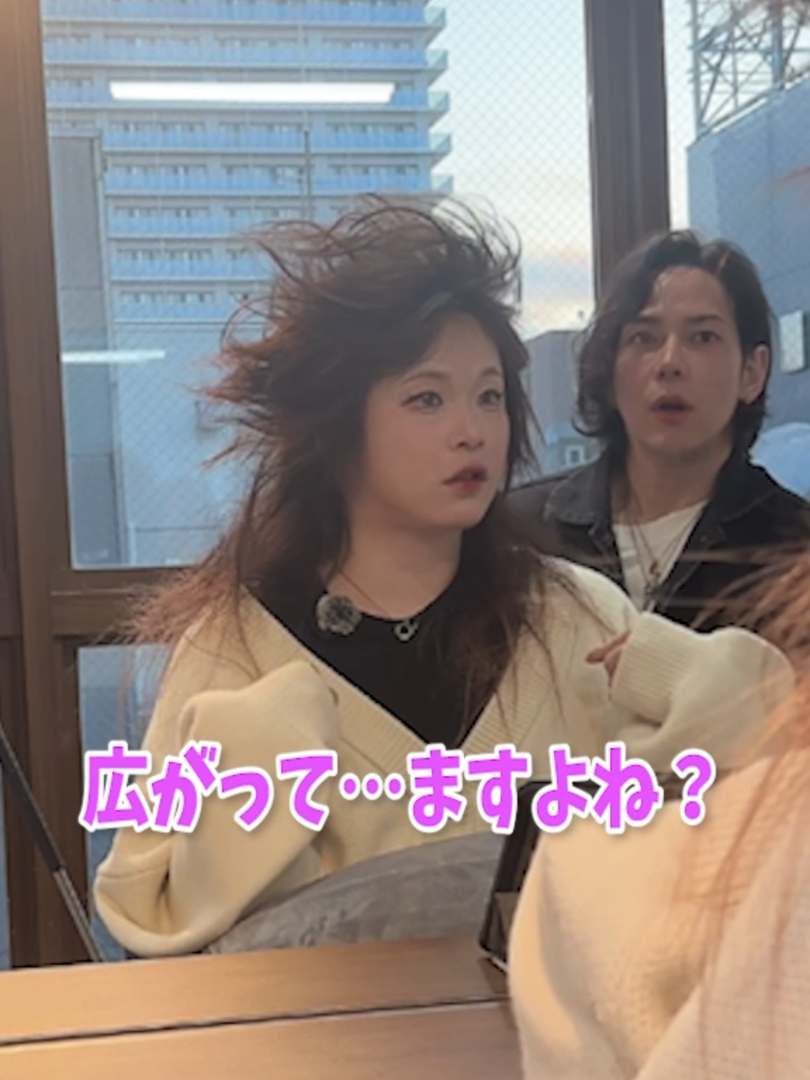 何かがおかしい美容室www#じゅら #女声釣り#両声類 #女装@seen._ryoki_tomi 