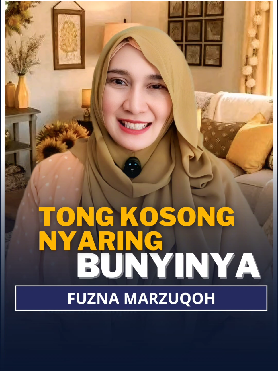 Tong kosong nyaring bunyinya. #fuznamarzuqoh #motivasi #inspirasi #pembicara #selfdevelopment 