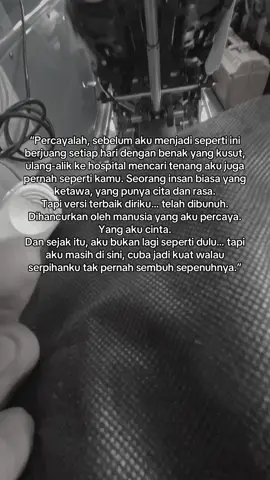 Rindu aku yang dulu…Pengajarannya,jangan letak sepenuhnya kasih sayang dekat manusia,simpan sikit untuk diri sendiri..kalau tak Kau akan hilang diri kau ❤️‍🩹 #RelapseBukanGagal #MentalHealthAwareness #ProsesSembuh #silenttreetment #matirasa #Anemia #Secondaryliverinjury #anxiety #majordepressivedisorder #FRIENDANXIETYSFIGHTERS 