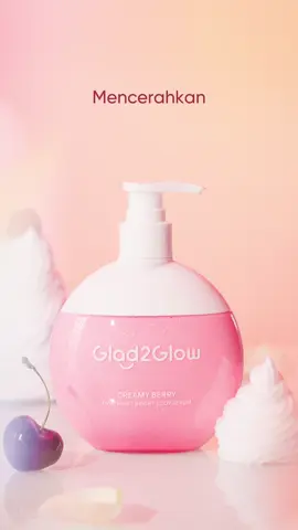 Glad2Glow Creamy Berry Overnight Bright Body Serum bisa melembapkan sekaligus mencerahkan, dan bantu kamu wangi fresh seharian🍓🍒 #G2G #G2GBodySerum #BodyLotion #dryskin #brightening #niacinamide #glycerin #BodySerum  