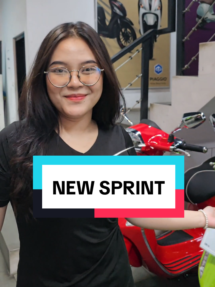 Warna baru Vespa Sprint 🥰 #vespa #vespasinergi #vespaindonesia #vespasprint 