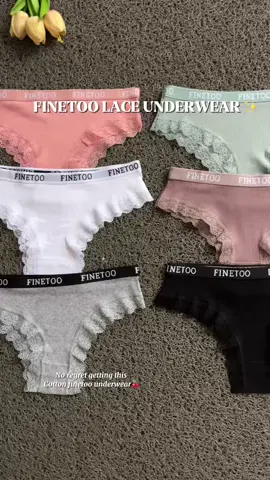 BUY 5 TAKE 1 FINETOO Cotton underwear✨🌺#fyppppppppppppppppppppppp #fypviralシ #fyp 