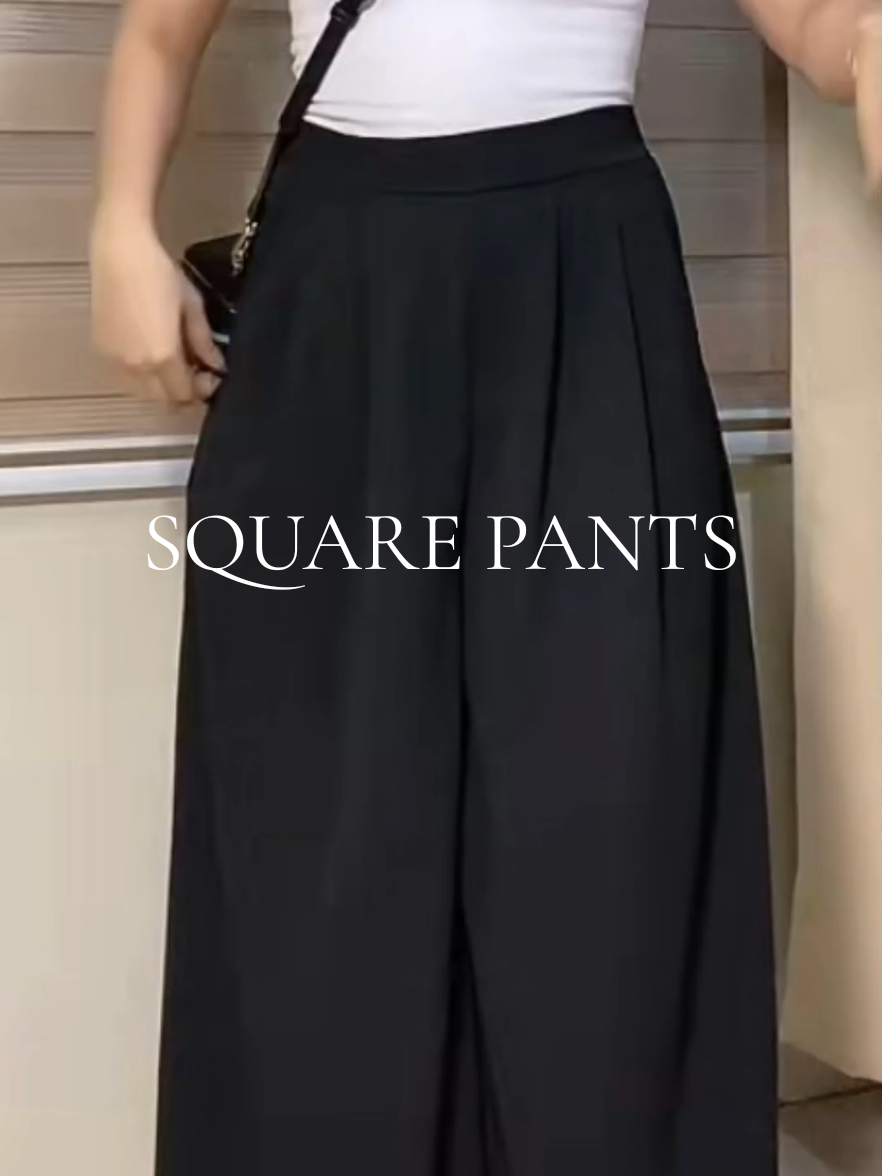 Ultra Square Loose wide leg pants  #pants #squarepants #loosepants #pantsforwomen #widelegpants 