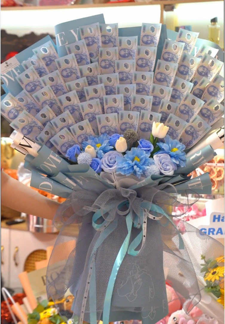 Hoa tiền 50 tờ tiền 20k #30hoaxinh #hoatienhanoi 