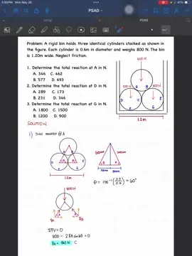Past board problem: Mechanics (Equilibrium of forces) #civilengineering #cele #cepastboardexamproblems 