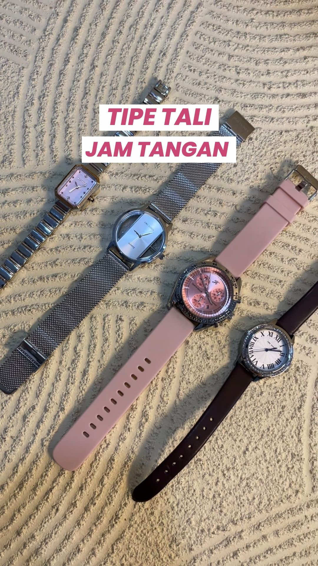 Tipe tali jam tangan Jims Honey✨ Kamu lebih suka tipe yang mana? Coba komen!🙌🏻 #JimsHoney #jamtangan #jamtanganwanita #jamtanganviral #jamtanganmewah #jamtanganantiair #jamtanganwaterproof #Guncang66 #Guncang66SpesialGajian #PromoGuncang66 #WIBGAJIAN 