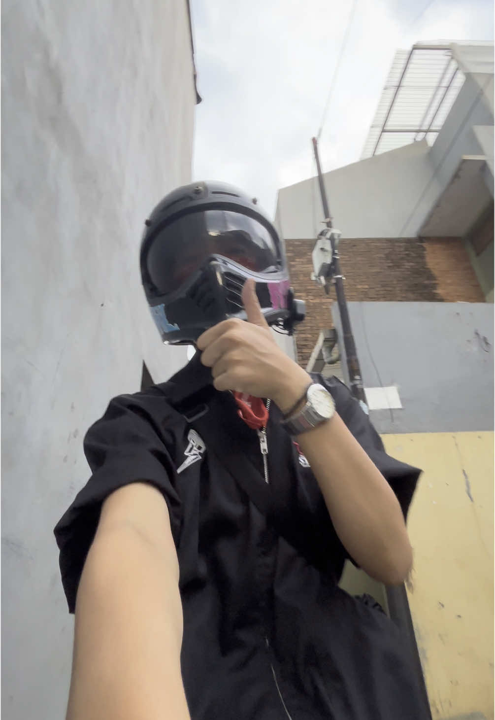 aku tunggu di depan gang ya🏃🏻 #ceganbikers 