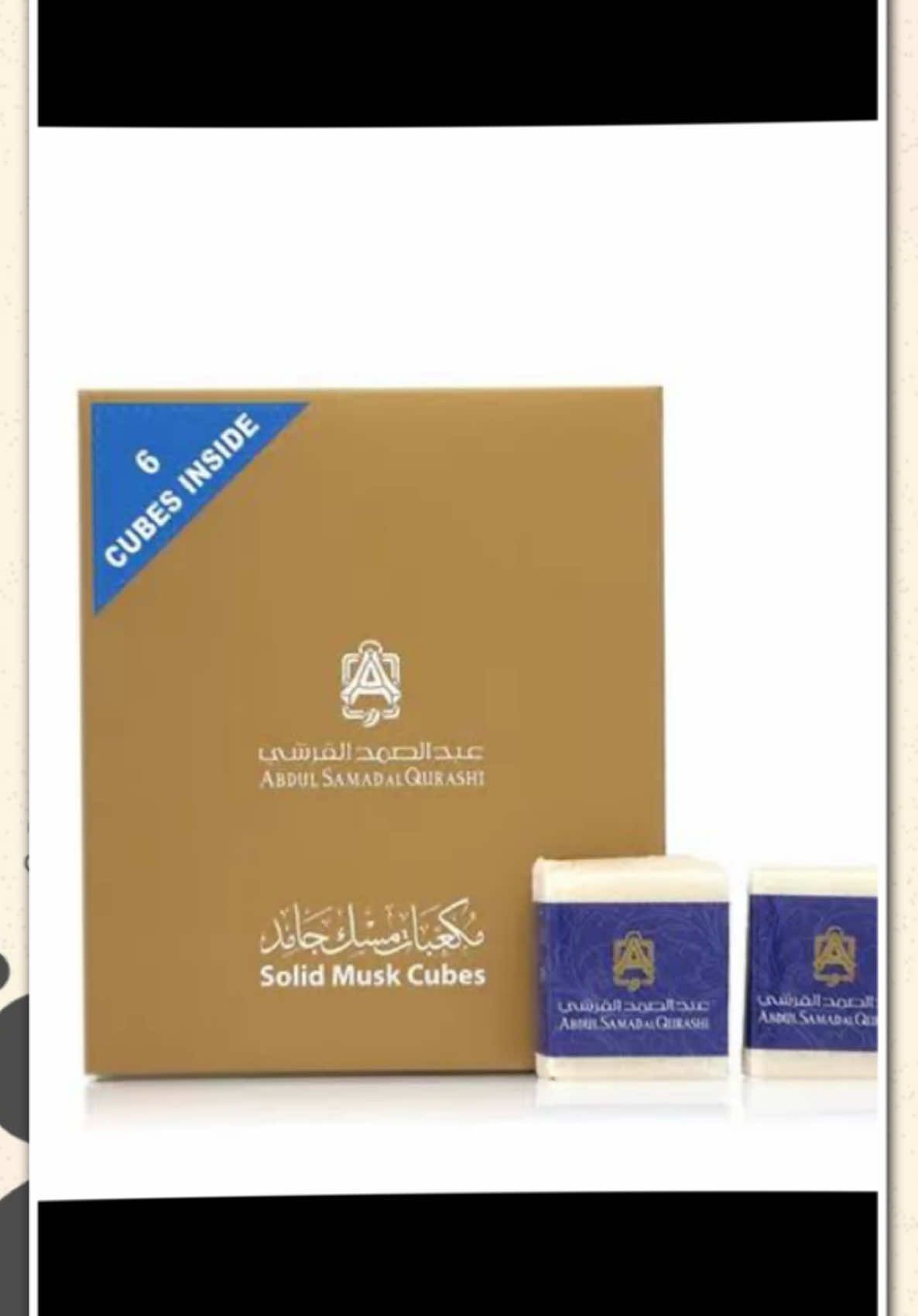 مكعبات المسك الفاخر من عبد الصمد القرشي  الاصلية ..غنية عن التعريف ..قطعة  صغيرة... بريحة ما بتننسى  اذا ماجربتيها بيكون راح عليكي نص الدلال المسك فيها ناعم .أنثوي ..وبيضل معك من الغسلة للغسلة وبس جربتيها مابقا تستغني طلبيها هلأ من تريند واي تركيا وتركيا على آلاء 😍#تركيا #العيد #أنوثة_طاغية #نعومة #فواح #روعة 