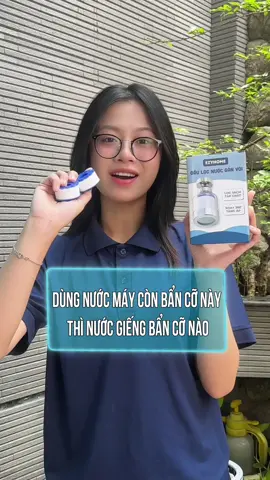 Dùng nước máy hay nước giếng thì cũng nên lắp thêm đầu lọc nước gắn vòi cho yên tâm nha cả nhà #ezyhome #daulocnuoc #daulocnuoctaivoi #ET052