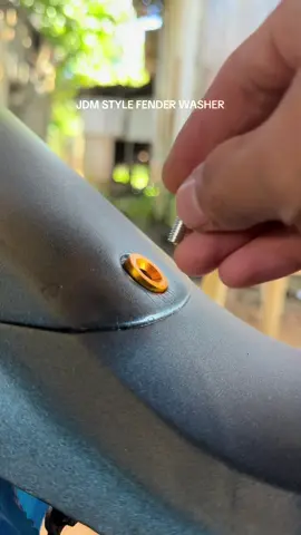 Jdm style fender washer for 10pcs guys!! #stylefenderwasher #fenderwasher #washer #motorcycleparts #motorcyclesoftiktok #fyp #fypage #fyppppppppppppppppppppppp #foryou #foryoupage #everyone #viralvideo 