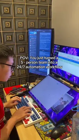 POV: You just turned a  5 - person team into a  24/7 automation workflow  #automation #boxphone #boxphonefarm #phonefarm #nocode #workflow 