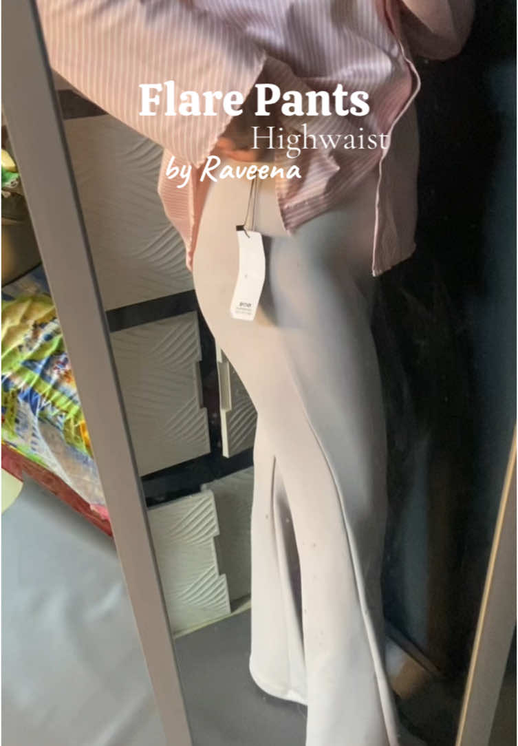 Baru x ini beli celana 50 ribuan ga ngatung di 168 🥰 #flarepants #cutbray #OOTD #ootdinspo #raveena #celanacutbray 