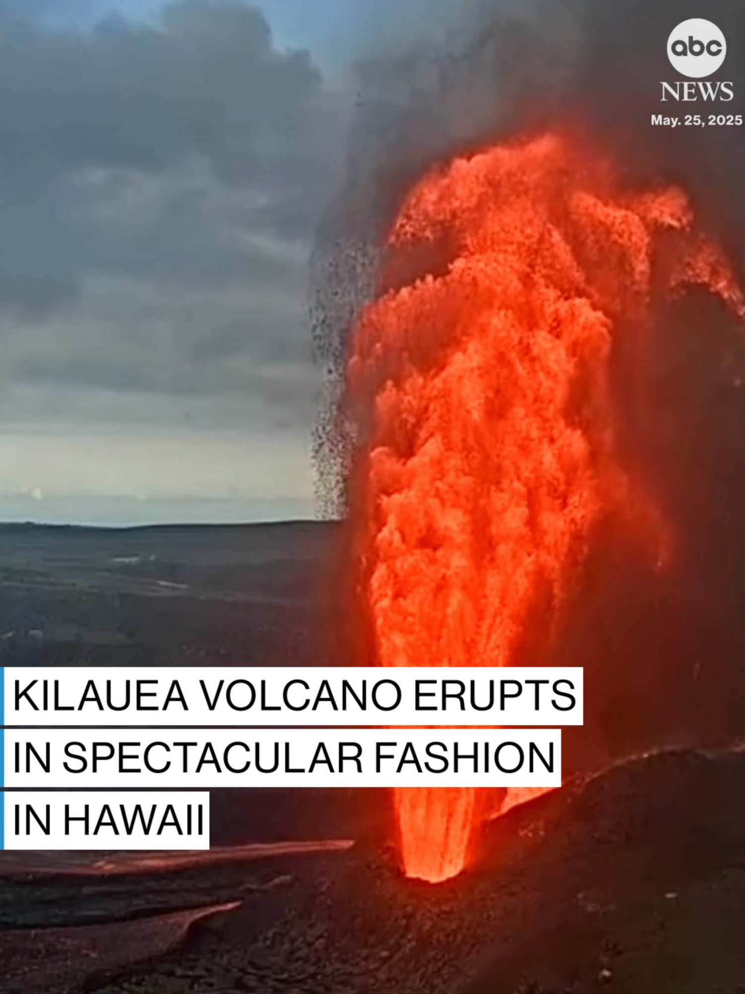 Hawaii's Kilauea Volcano erupted in spectacular fashion on Sunday with lava fountains exceeding 1,000 feet, according to the U.S. Geological Survey. #volcano #eruption #hawaii #kilauea
