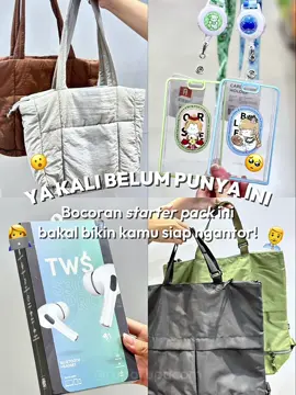 Stop scrolling! Kamu wajib punya starter pack ngantor ini nih biar ngantor jadi makin produktif!🤓 🛒Check out barang nya di link bio ya🧡💙 #ruparupa #OmniChannel #SelaluAda  #KorporatLife #BarangUntukNgantor #TasLaptopKantor #Lanyard #Earbuds #KipasPortable 