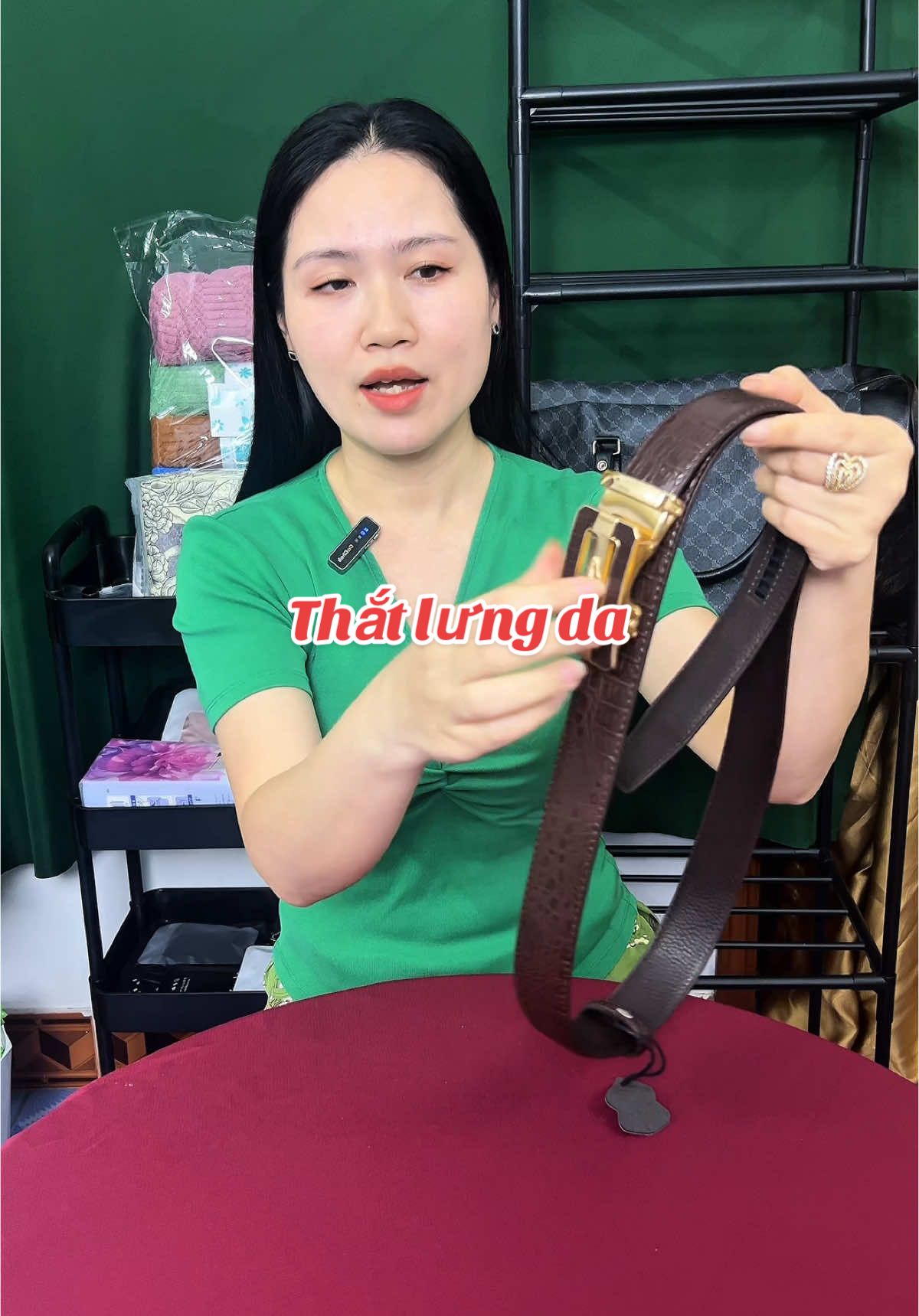 Dây lưng da đẹp lắm nhé #thuanhhp #thatlungdapuzo #puzo #thatlungdanam 