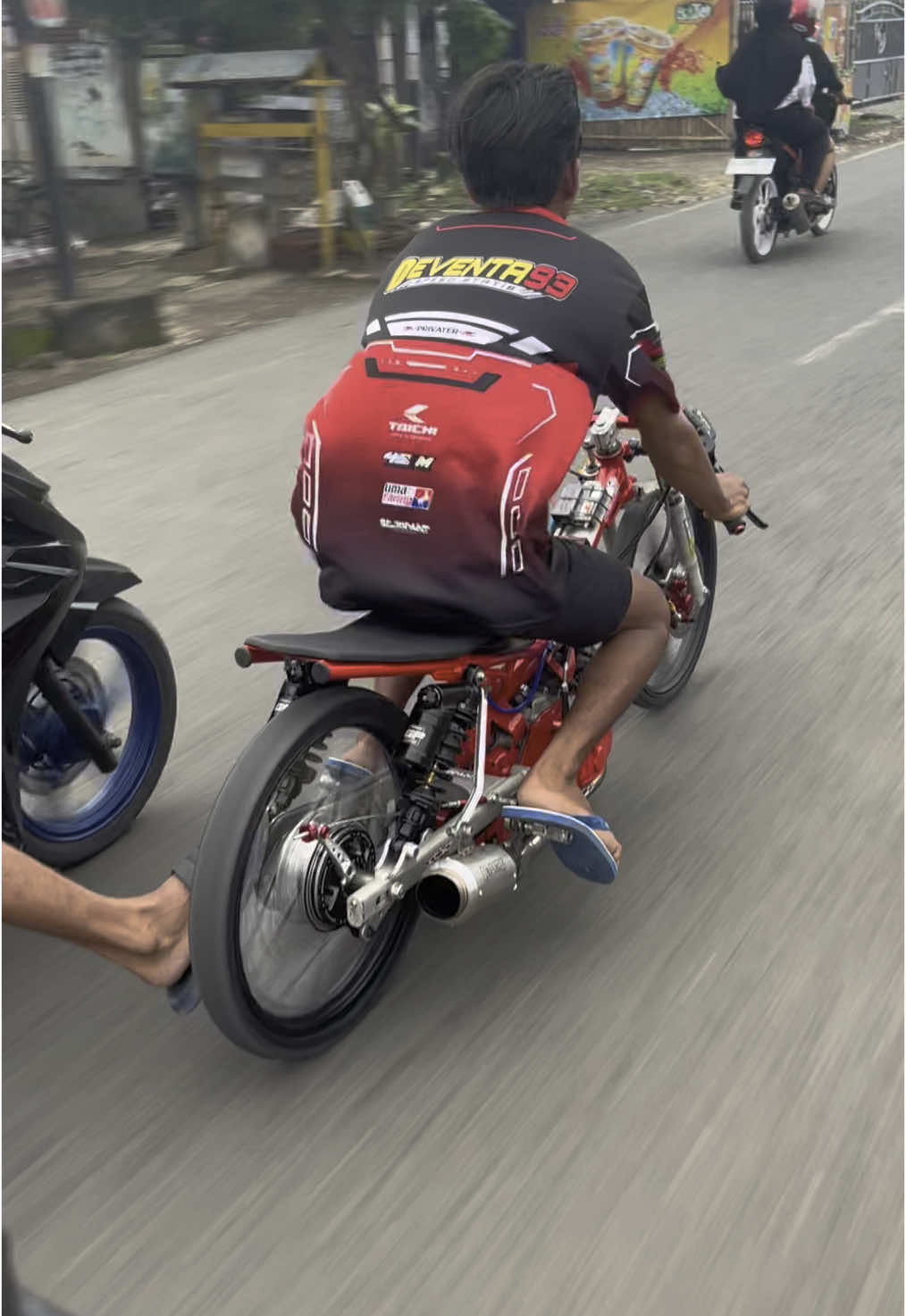 Koloran + sendal swalow numpak e sleep engine 👹🤣🫶 #sleepengine200cc 