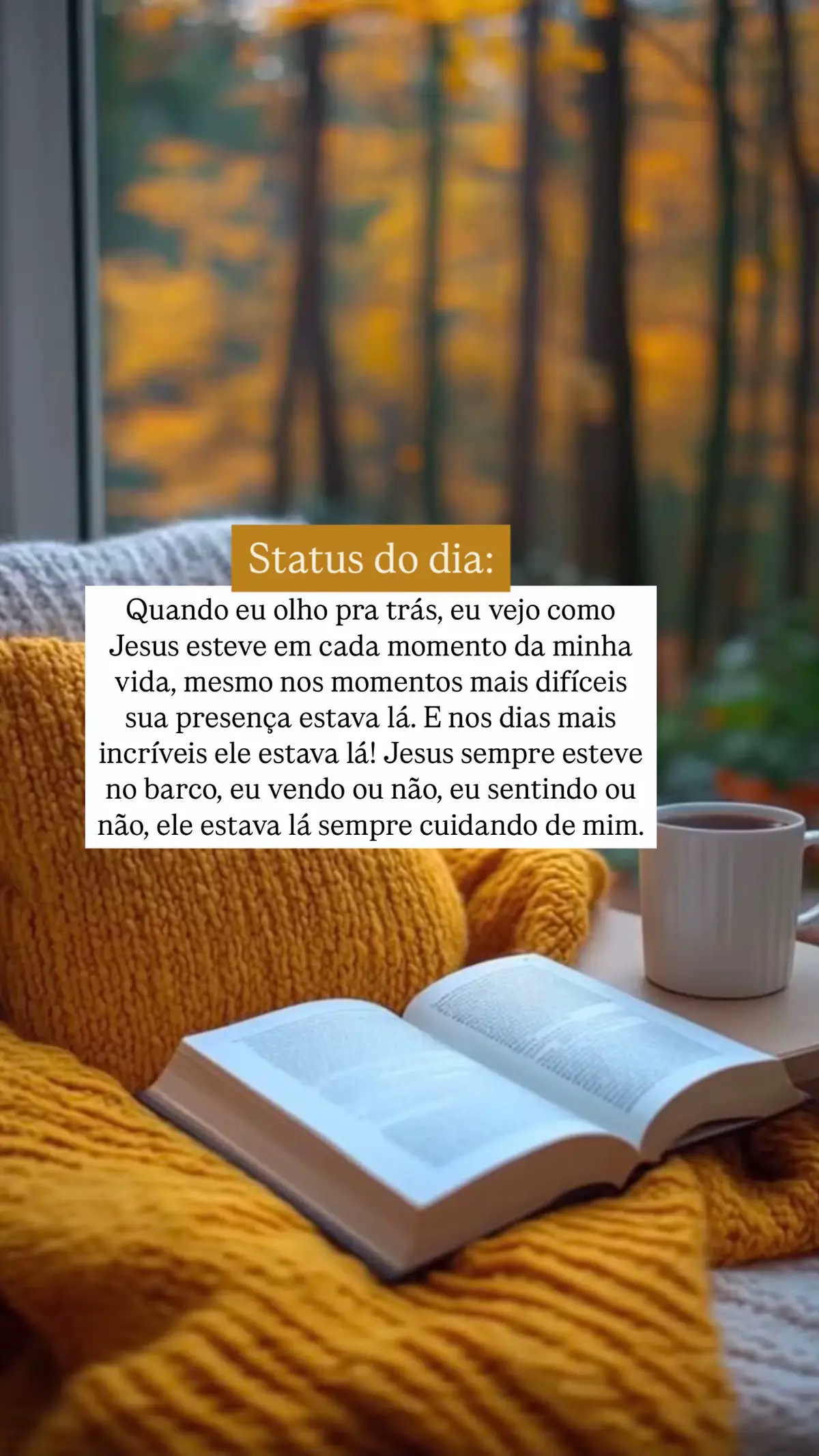 AMÉM!#promessadedeus #statusdodia #deus_no_controle #cuidadodedeus #bomdia 