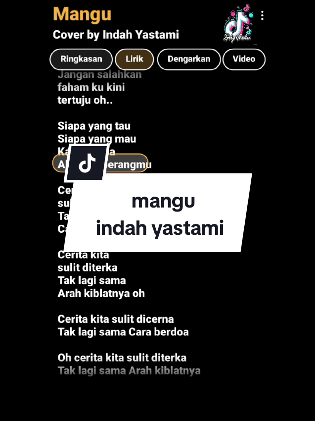 seamin tak seiman 🥀 . #liriklagu #lirikgoogle #nyanyibareng #trendingsong #foryoupage #fyp #dhysthetics 