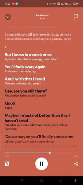 #buckburner #niki #spotify #lyrics #song #liriklagu #fyp #viral 