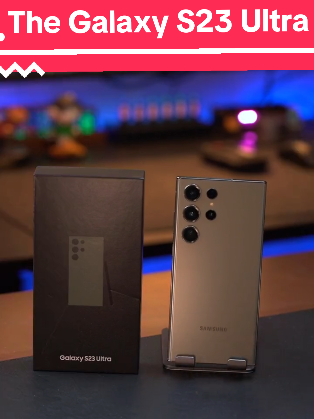 The Galaxy S23 Ultra Unboxing ASMR #fyp #samsung #galaxy 