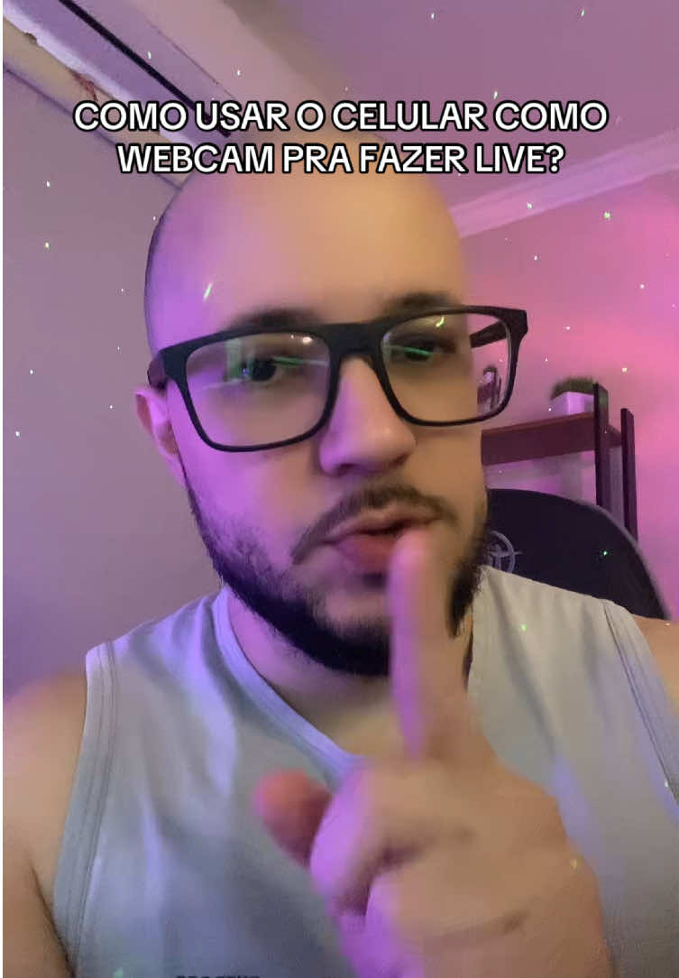 Como utilizar o seu celular como webcam para fazer lives no computador #live #livestream #streamer #tiktokstreamer #tiktoklivestudio #tiktokstreamer #tikfinity 