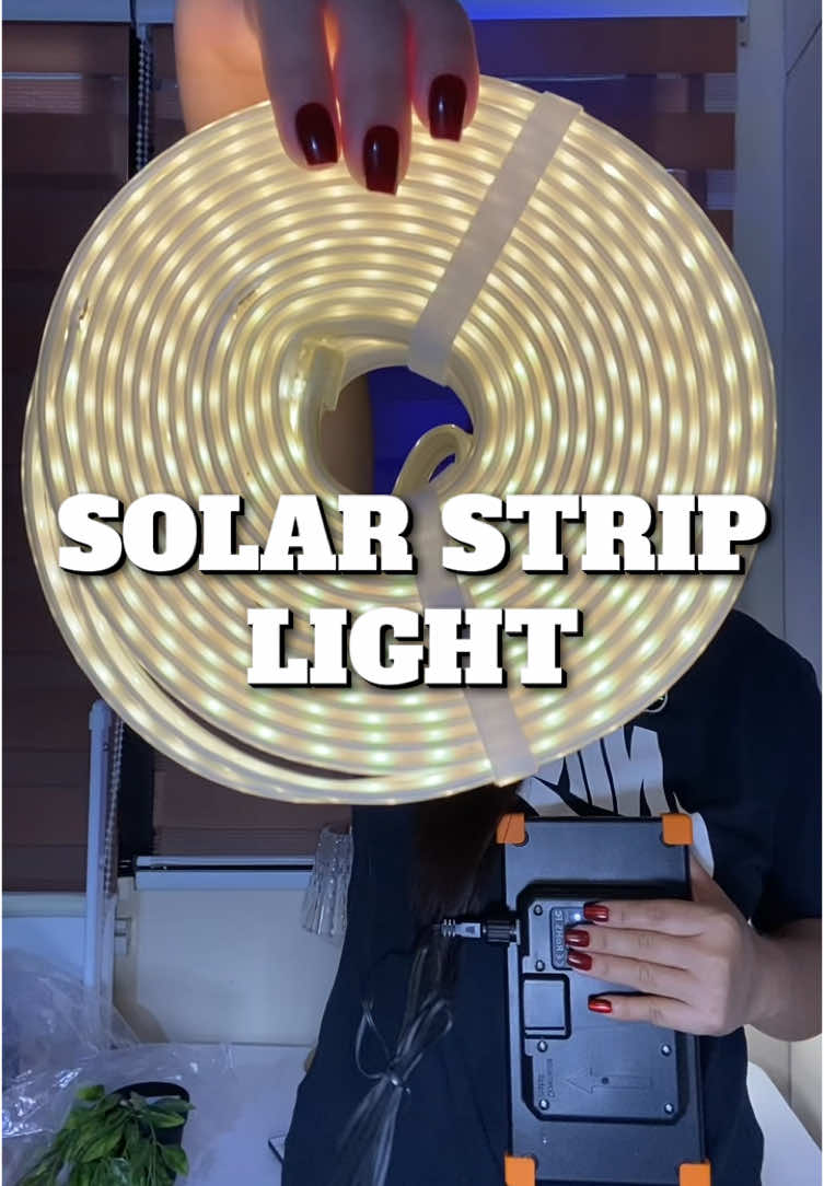 Light up your nights with eco-friendly brilliance! Our Solar Strip Lights charge during the day and shine all night—perfect for gardens, patios, walkways, and more. No wires, no bills, just pure solar magic! #SolarStripLights #OutdoorLighting #SolarLights #EcoFriendlyLighting #GardenLights #PatioLights #EnergySavingLights #SolarPower #LEDStripLights #SustainableLiving #GreenEnergy #BackyardLighting #SolarDecor #DIYOutdoorLighting #SmartLighting