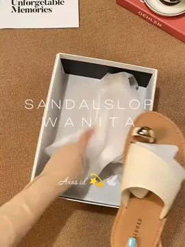 langsung aja cek keranjang kuning nya😍#sandalselop #sandalkaret #baguselegan #terlarisditiktok 