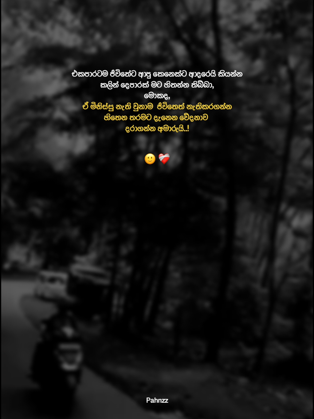 Hmm!🙂❤️‍🩹 #fyp #foryou #pahnzz_official #pahnzz #creatorsearchinsights #srilankan #quotesvideos #quotessinhala #pahan #bootstatus #bootquotes #bootwadan #hindisong #srilanka #brokenheart #trending  #suduu #srilankan_tik_tok #🙂💔 #wadanbypahan #backgroundvideo #minuwangoda_city🇱🇰 #minuwangoda #foryoupage #srilankan_tik_tok🇱🇰 