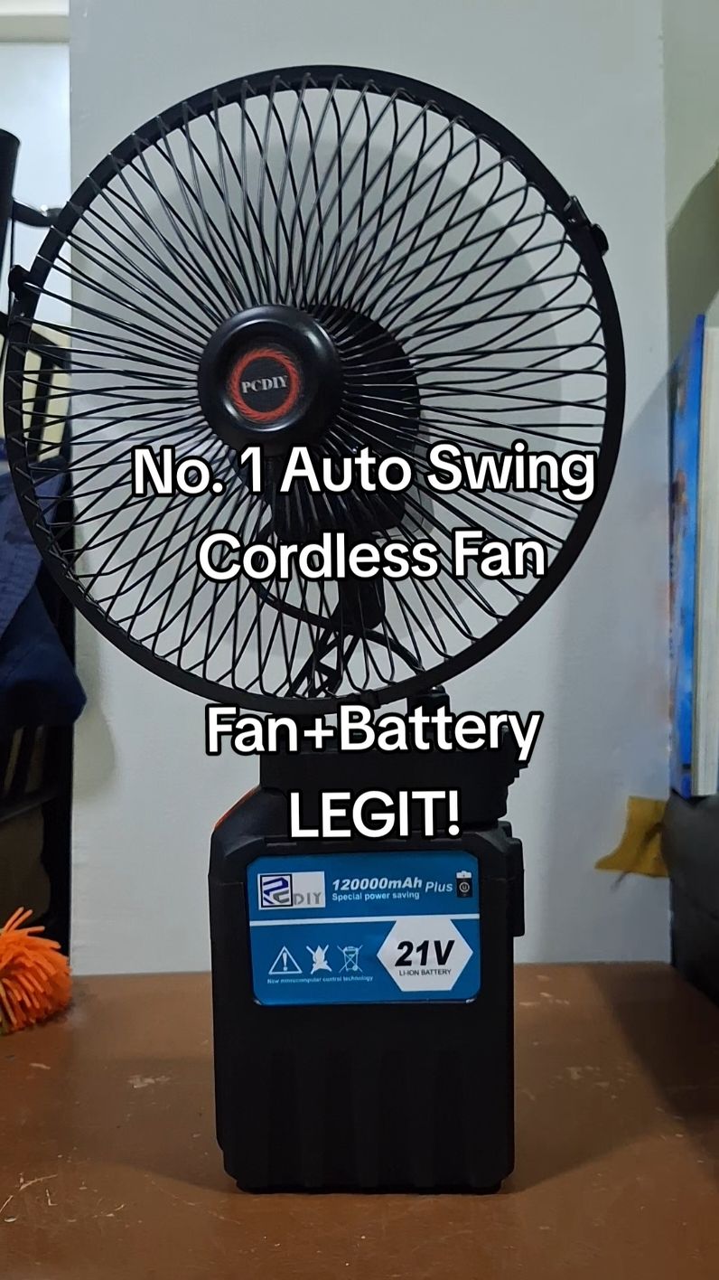 Grabeee, sa tibay at high quality, panalo! Buti nalang talaga sulit ang pinambili ko nito. #lithuimbatteries #lithiumfan #cordlesfan #heavydutyfan #8inchesfan #trendingfan #fans #rechargeablefan #rechargeablebatterywithfan 