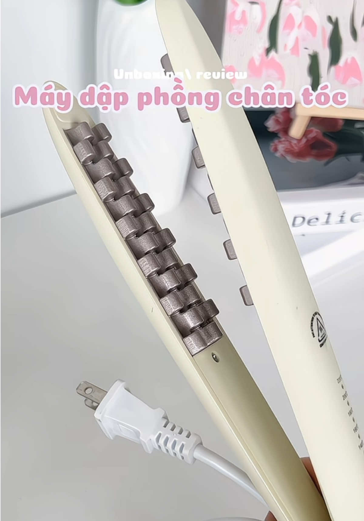 Máy dập phồng chân tóc xịn xò nè mí bà #unboxing #review #maydapphongchantoc #maydapphongchanvuong #maydapphong #maydapphongtoc 