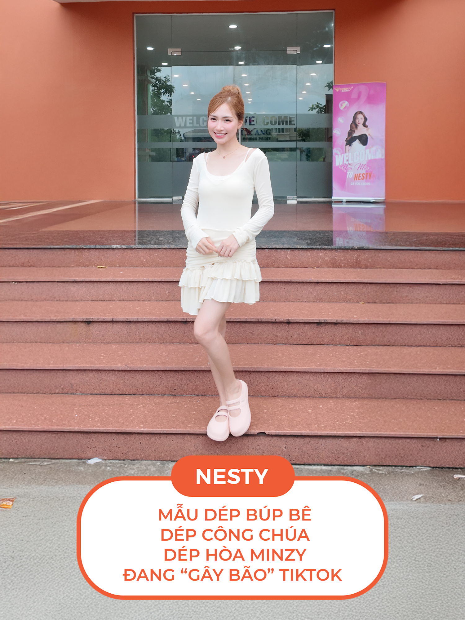 Mẫu dép búp bê – dép công chúa – dép Hòa Minzy, đang “gây bão” TikTok  #Nesty #chutichnesty #Nestyvietnamstore #DepNesty #Vietnam #bacbling #hoaminzy