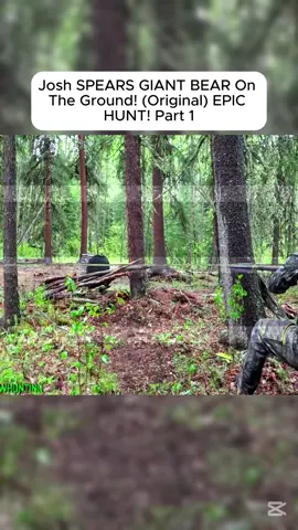 Josh SPEARS GIANT BEAR On The Ground! (Original) EPIC HUNT! #fy #bow #hunt #archer #archery #bear 