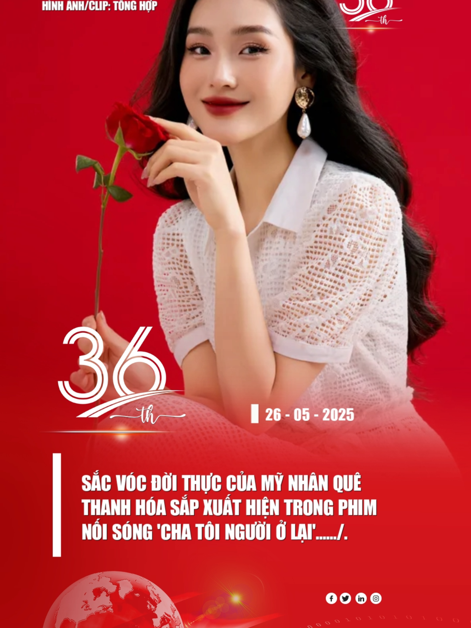 Sắc vóc đời thực của mỹ nhân quê thanh hóa sắp xuất hiện trong phim nối sóng 'cha tôi người ở lại'#thanhhoaonline #thanhhoatoday #thanhhoatv #thanhhoanews #cauchuyencuocsong #thanhhoaquetoi #thanhoatv #tinbaomoinhat #tinbaonong