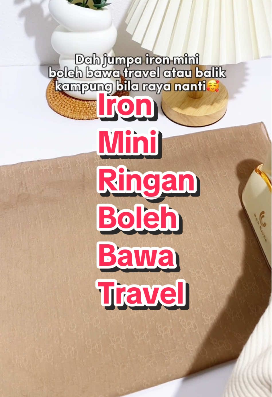 Iron mini ni best lah..function nak bawa travel..mudah nak iron baju 👍✨ #ironmini #ironminiviral #ironminitravel #ironminimurah #ironministeammurah 